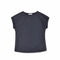 【日本製】 tシャツ レディース 半袖 インナー 柔らかい 薄手 無地 ショートスリーブ ネイビー(FL23SS-21W-na)